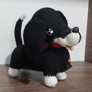 Плетена играчка "куче"