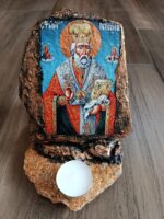 Икона на камък "Св. Никола"