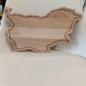 Дъска за мезета "Карта на България"