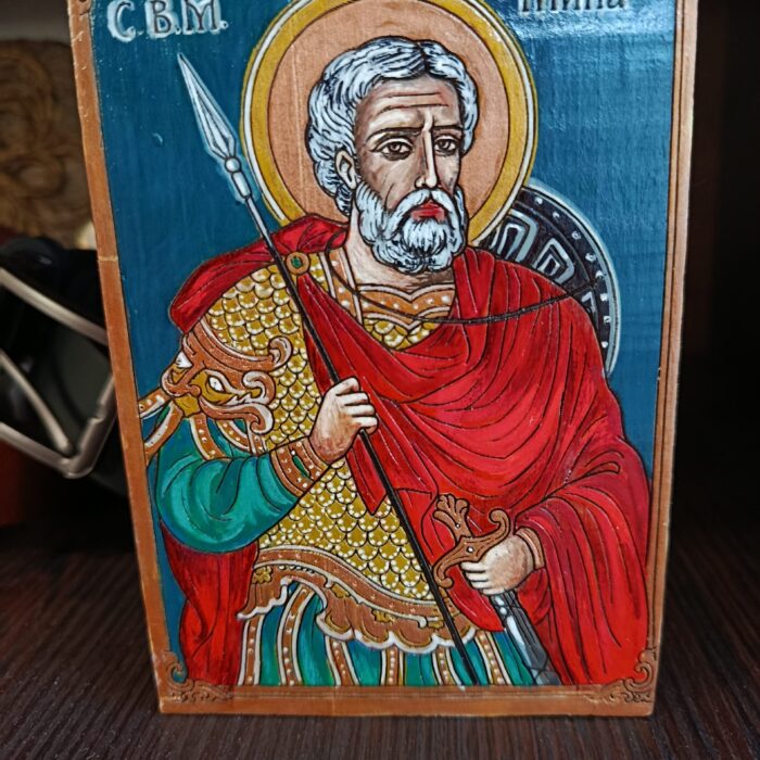 Рисувана икона Св.Мина