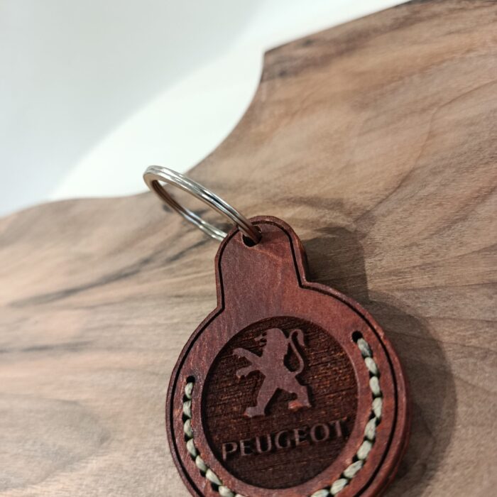 Кожен ключодържател Peugeot