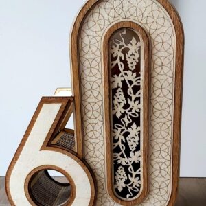 Юбилейна кутия "60" за бутилка