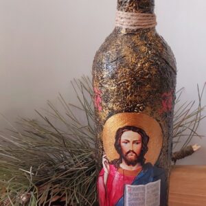 Бутилка червено вино Исус Христос